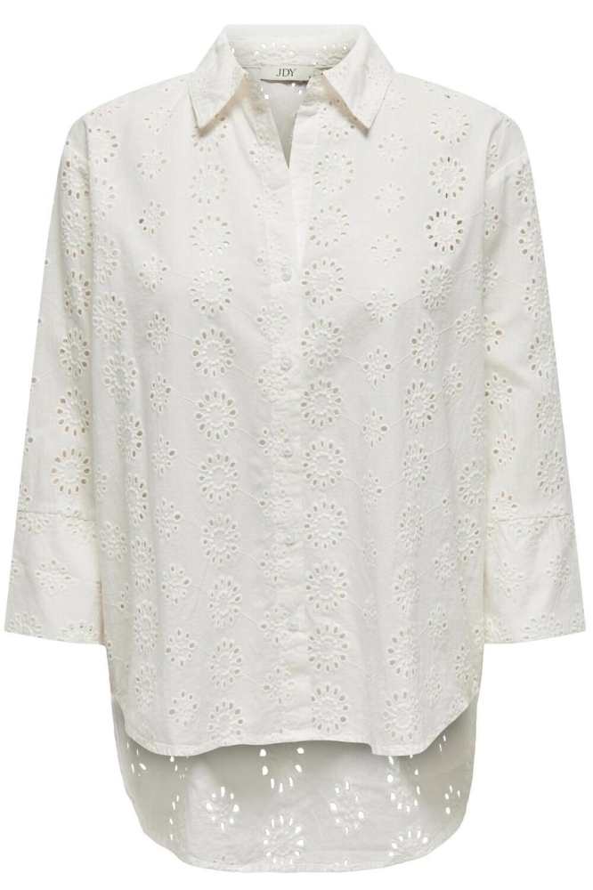 JDYTALLIE 3/4 LONG SHIRT WVN NOOS 15292179 Cloud Dancer/2024 BRODE